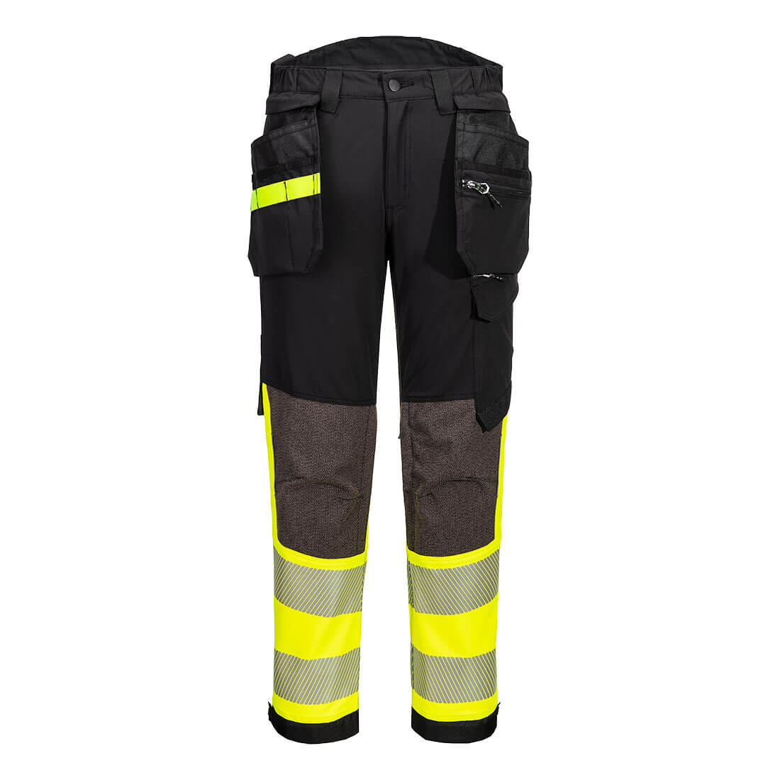Portwest EV4 Hi-Vis Stretch Detachable Holster Class 1 Trousers EV442