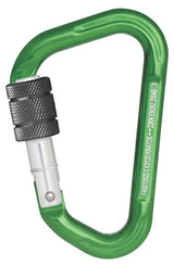 Kratos Green Aluminium Keylock Screw Locking Karabiner FA5010522B