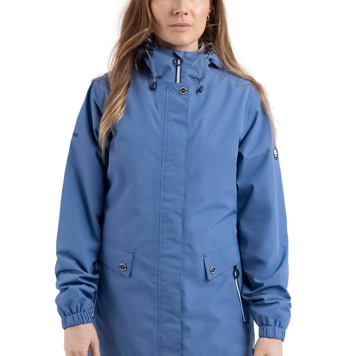 Trespass Flourish Women's Waterproof Jacket - Coastal Blue - Flourish C