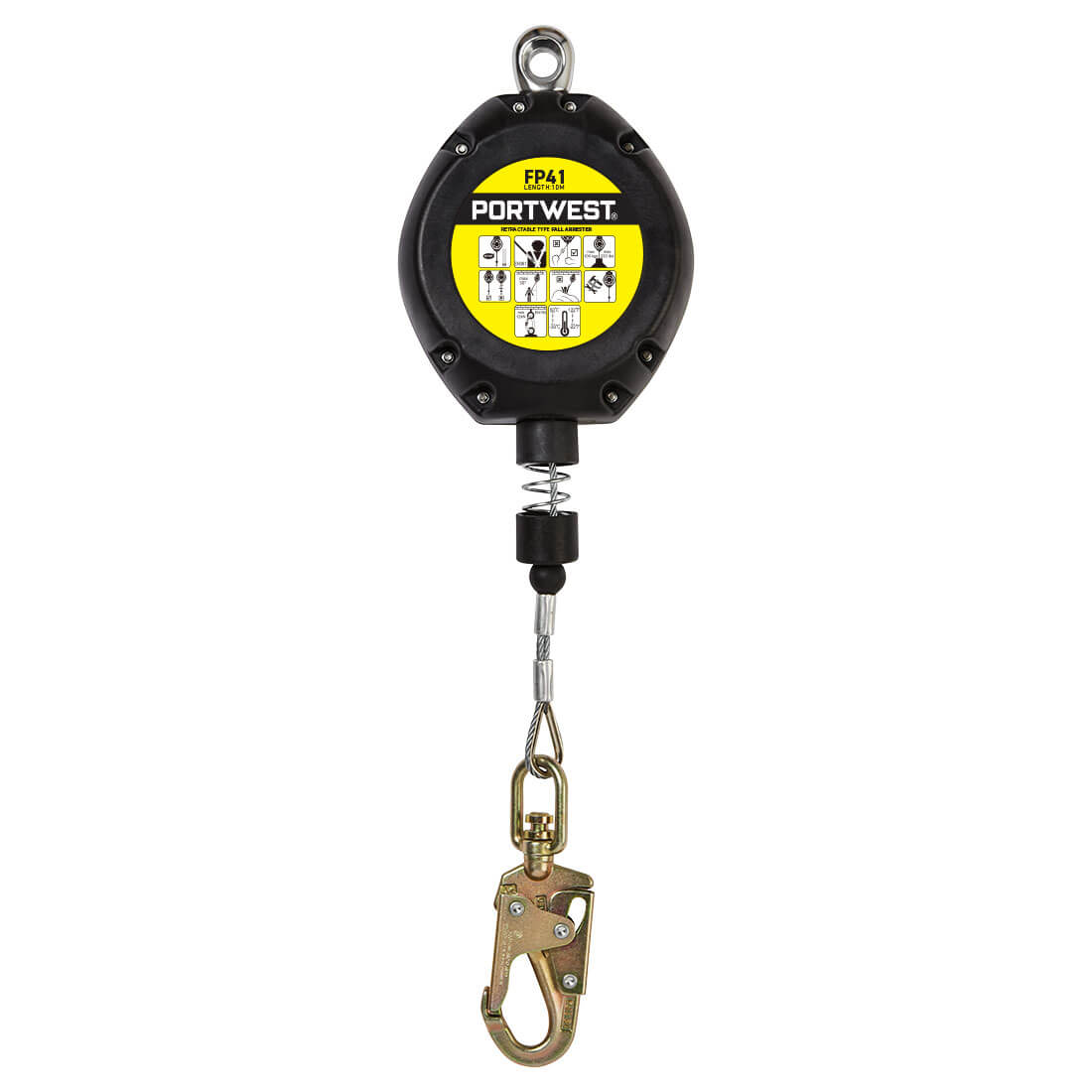 Portwest Steel Rope Fall Arrest Block FP41