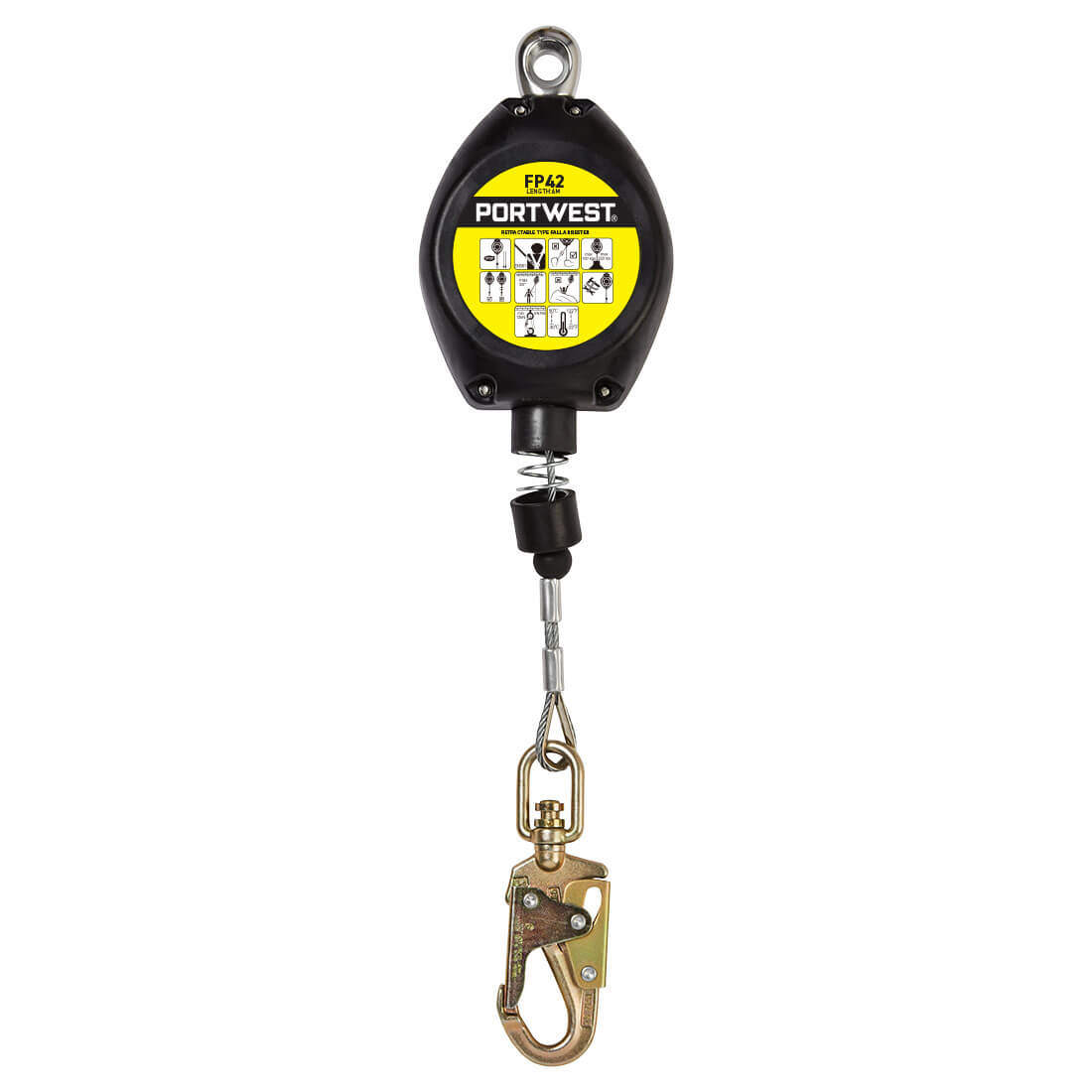 Portwest 6M Retractable Fall Arrest Block FP42
