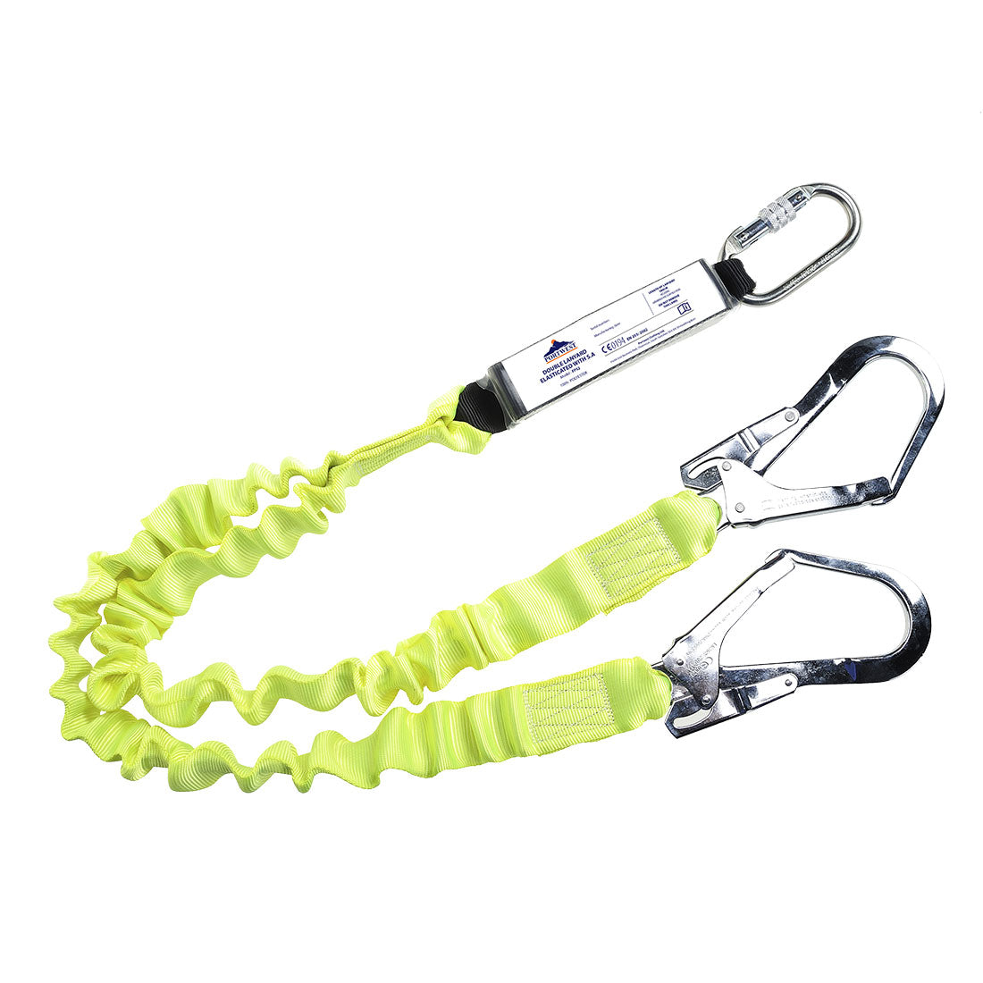 Portwest Double Lanyard Elasticated With Shock Absorber FP52