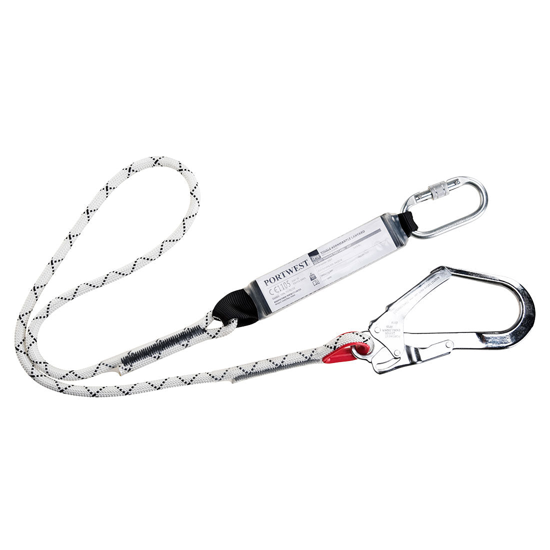 Portwest Single Kernmantle Lanyard With Shock Absorber FP56