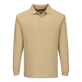 Portwest Flame Resistant Anti-Static Long Sleeve Polo Shirt FR10