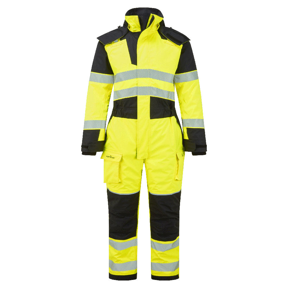 Portwest PW3 Modaflame Rain+ Hi-Vis Multi-Norm FR Winter Coverall FR516