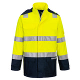 Portwest Bizflame Rain+ Hi-Vis Multi-Norm Contrast FR Jacket FR605