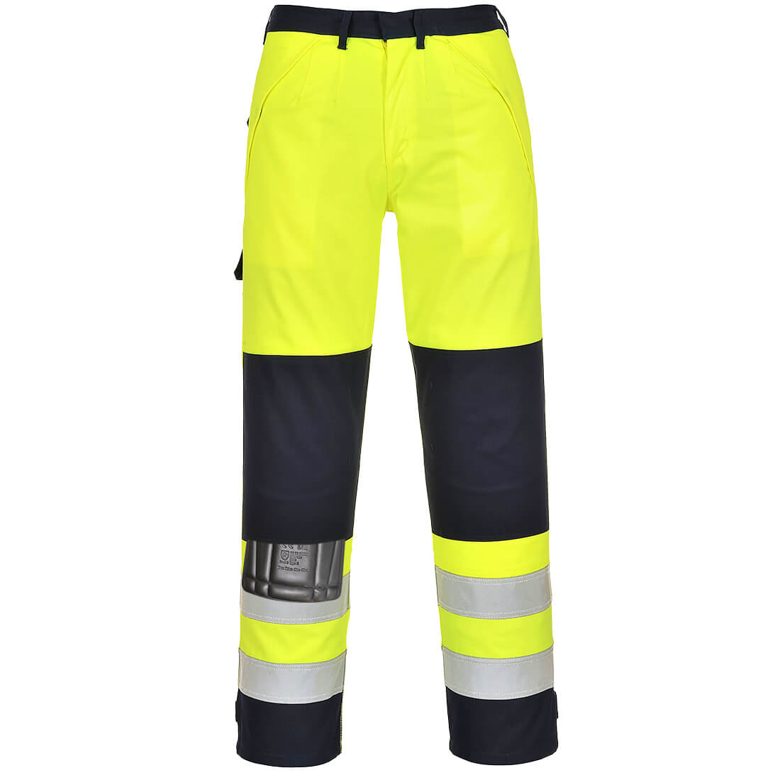 Portwest Bizflame Work Hi-Vis Multi-Norm Contrast FR Trousers FR62