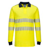Portwest PW3 Modaflame Knit Hi-Vis FR Long Sleeve Polo Shirt FR702