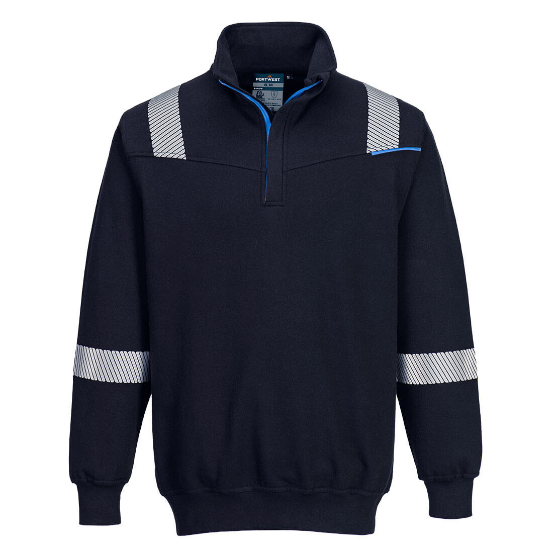 Portwest WX3 Modaflame Knit FR 1/4 Zip Sweatshirt FR710