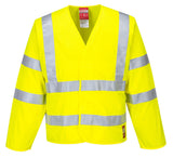 Portwest Hi-Vis Anti Static Flame Resistant Jacket FR85 - Yellow
