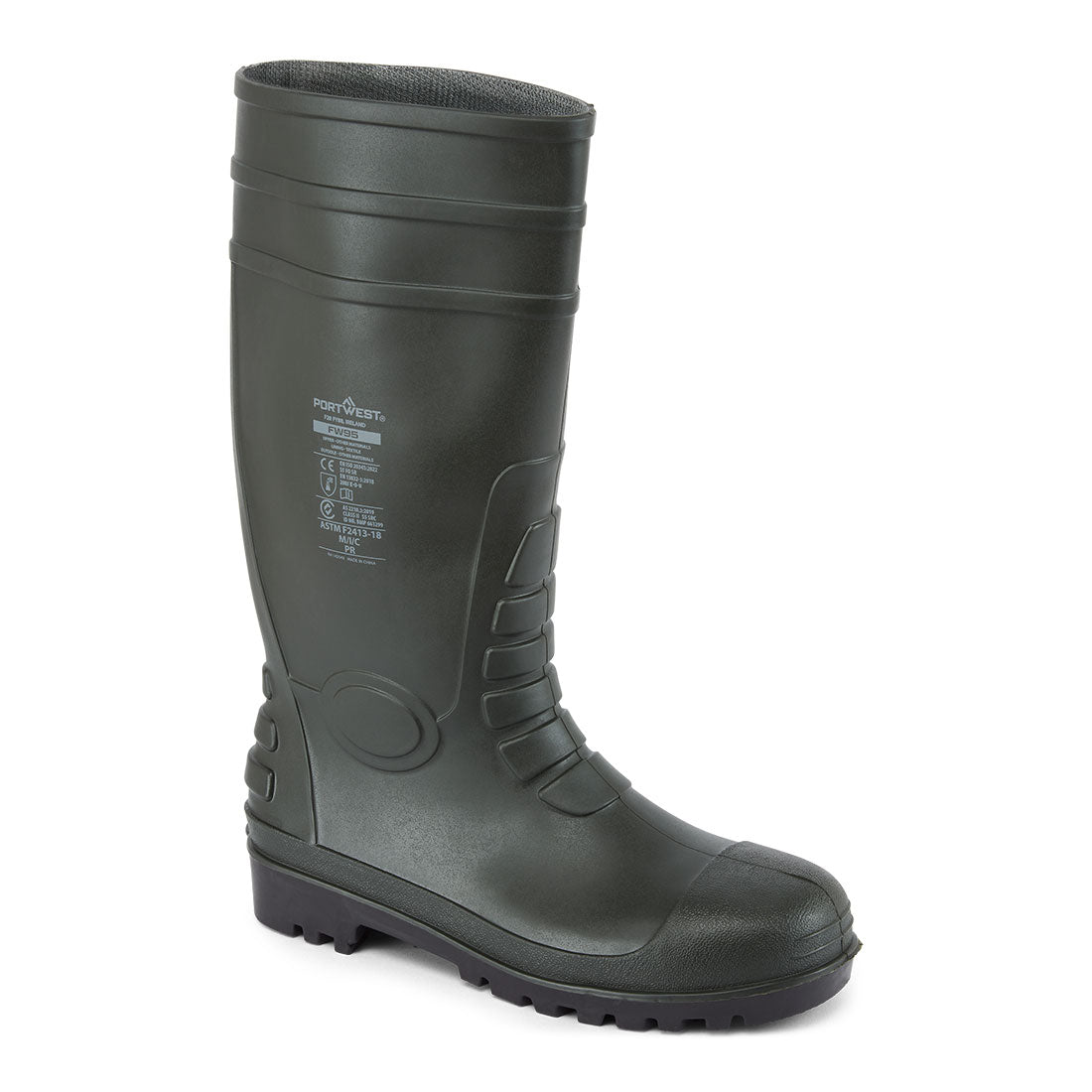 Portwest Steel PVC Wellington S5 FO CI FW95