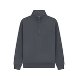 Cotton Ridge - Lunar Premium Quarter Zip Sweatshirt - Flint Grey
