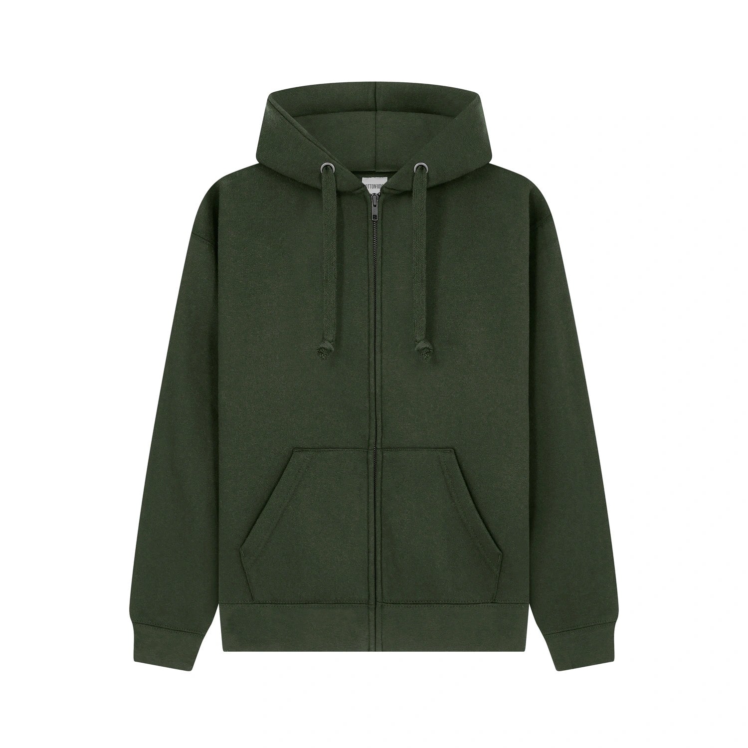 Cotton Ridge - Cassini Premium Zip Hoodie - Forest