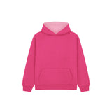 Cotton Ridge - Eclipse Kids Premium Contrast Hoodie - Fuchsia / Baby Pink