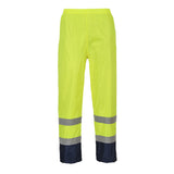 Portwest Hi-Vis Classic Contrast Rain Trouser H444
