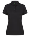 Henbury Women’s recycled polyester polo shirt HB466