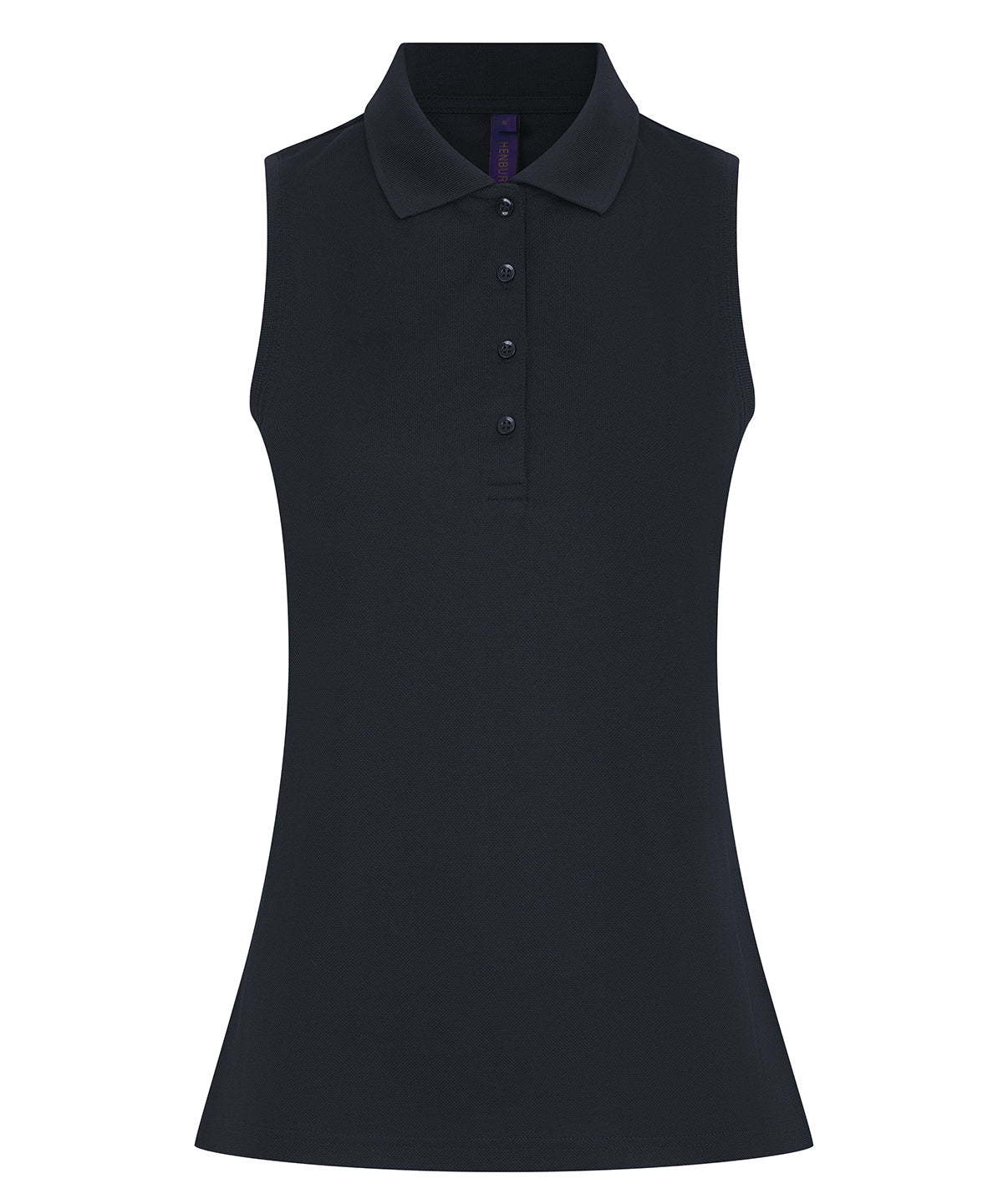 Henbury Women’s sleeveless Coolplus polo shirt HB477