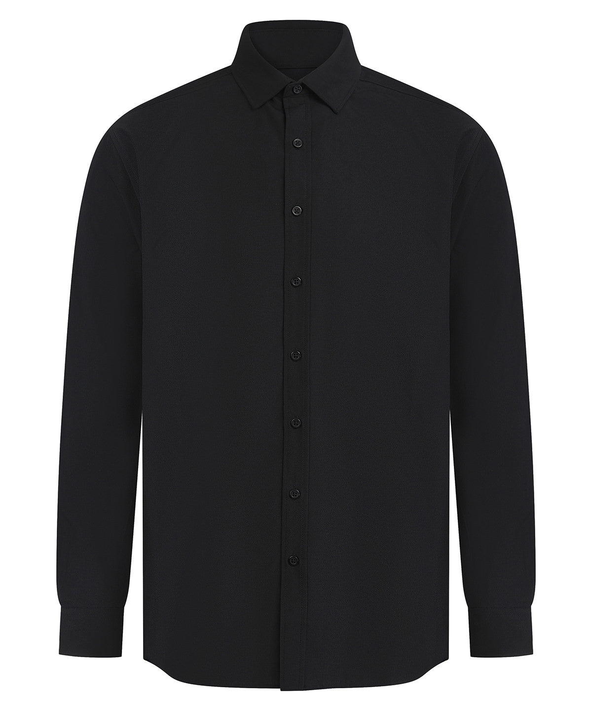 Henbury Long sleeve ‘cotton-feel’ Coolplus shirt HB582