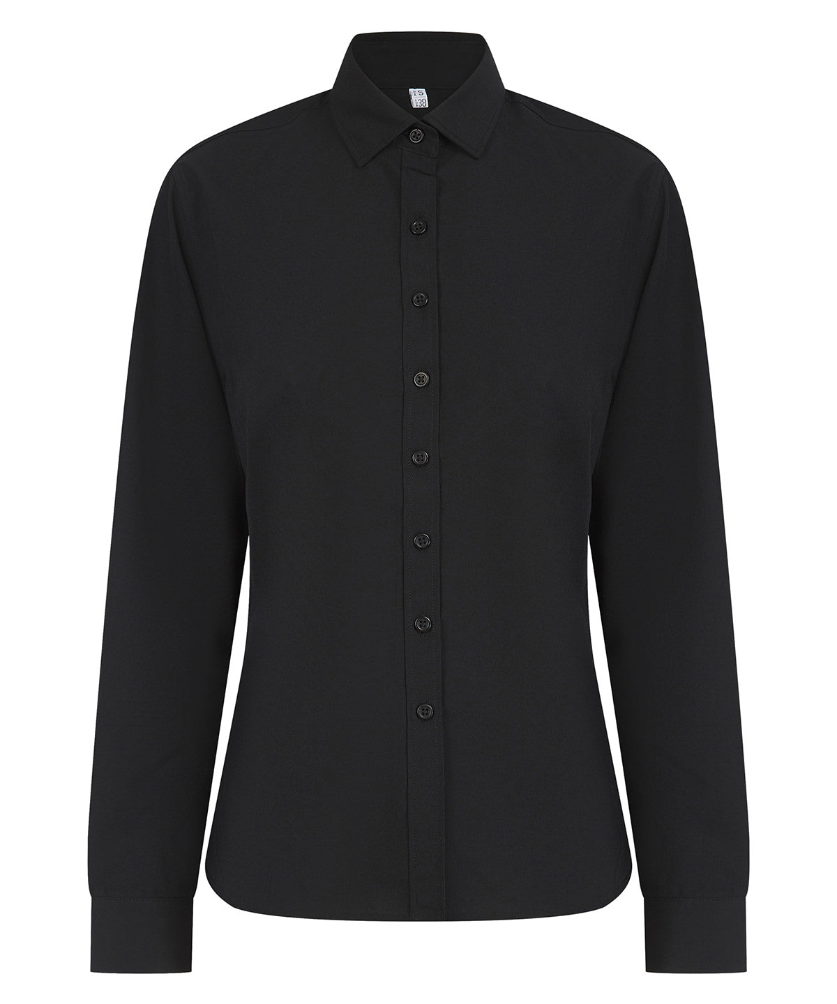 Henbury Women’s long sleeve ‘cotton-feel’ Coolplus shirt HB583