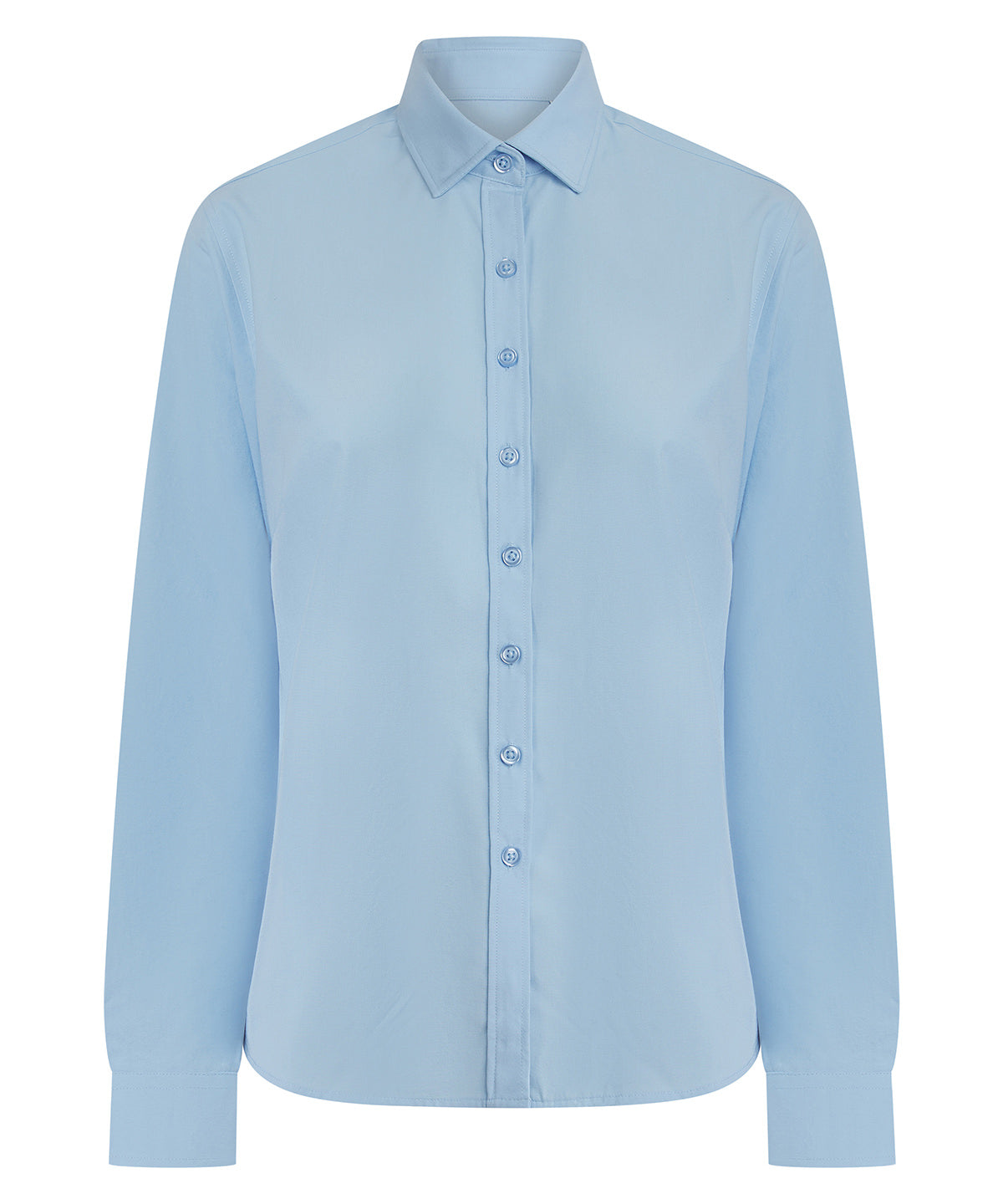 Henbury Women’s long sleeve ‘cotton-feel’ Coolplus shirt HB583