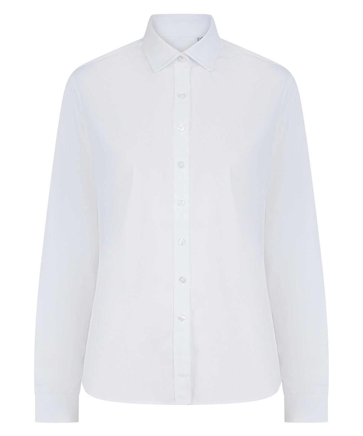Henbury Women’s long sleeve ‘cotton-feel’ Coolplus shirt HB583