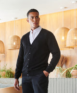 Henbury V-button cardigan HB722