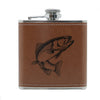 Fish Hip Flask – 6oz Stainless Steel by Dalaco