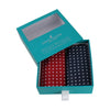 Red & White Spot Handkerchief & Cufflink Set by Dalaco