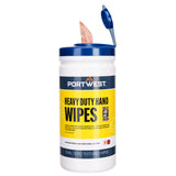 Portwest Heavy Duty Hand Wipes (50 Wipes) IW30