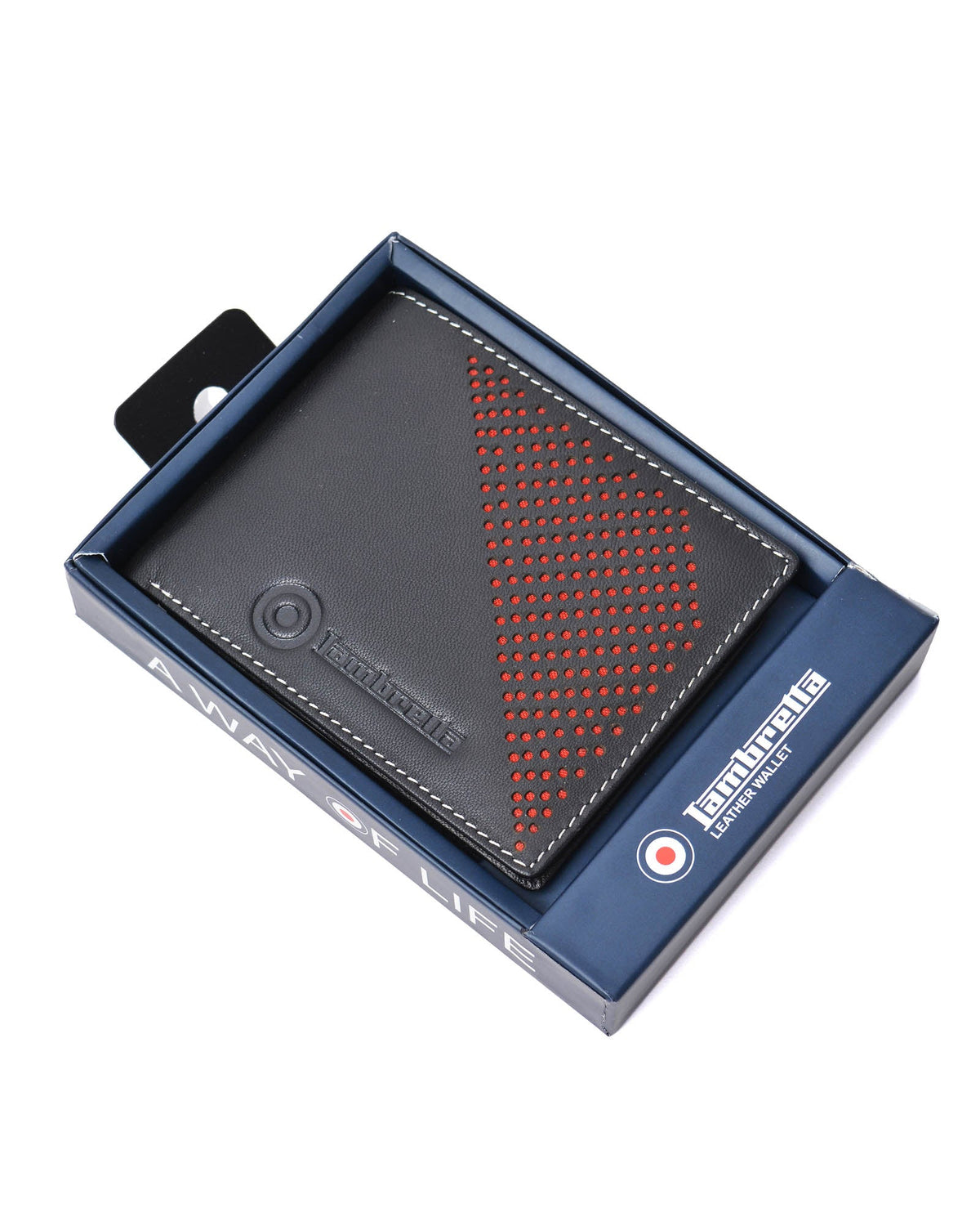Lambretta PUNCHED LEATHER WALLET JBLW11