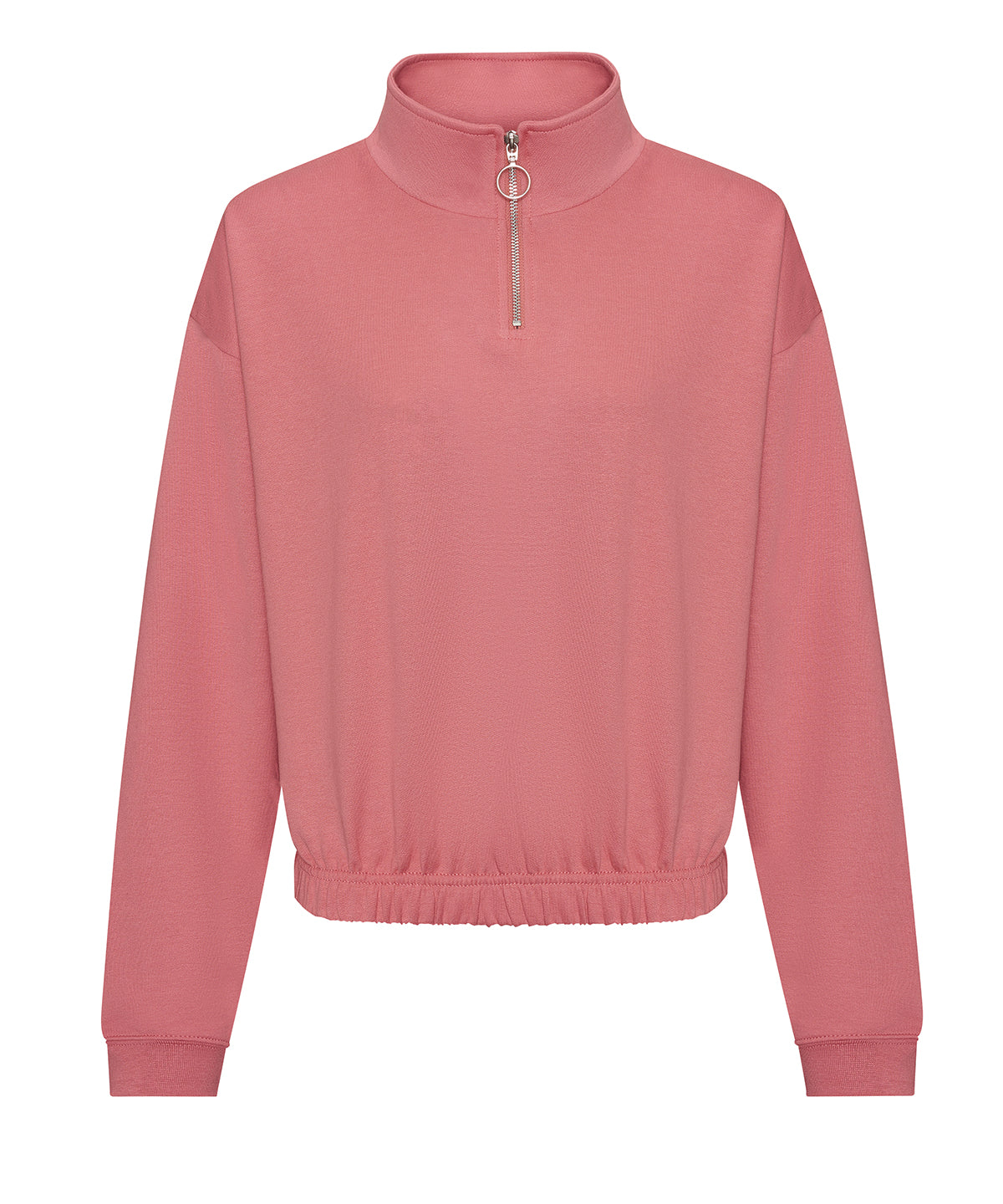 AWDis Just Hoods Women's cropped ¼-zip sweat JH037
