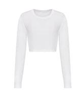 AWDis Just T's Women's long sleeve cropped T JT016