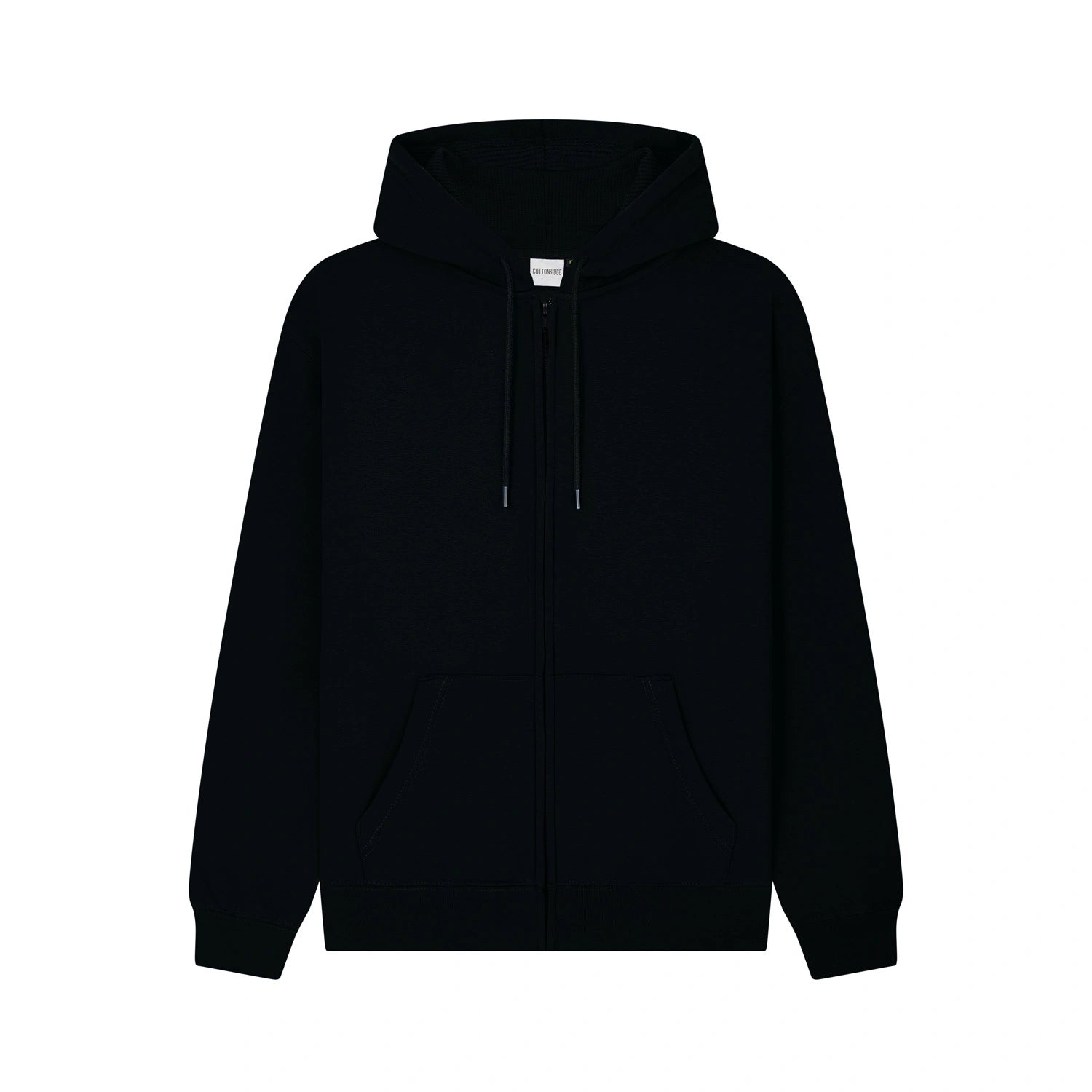 Cotton Ridge - Nebula Soft Touch Zip Hoodie - Jet Black