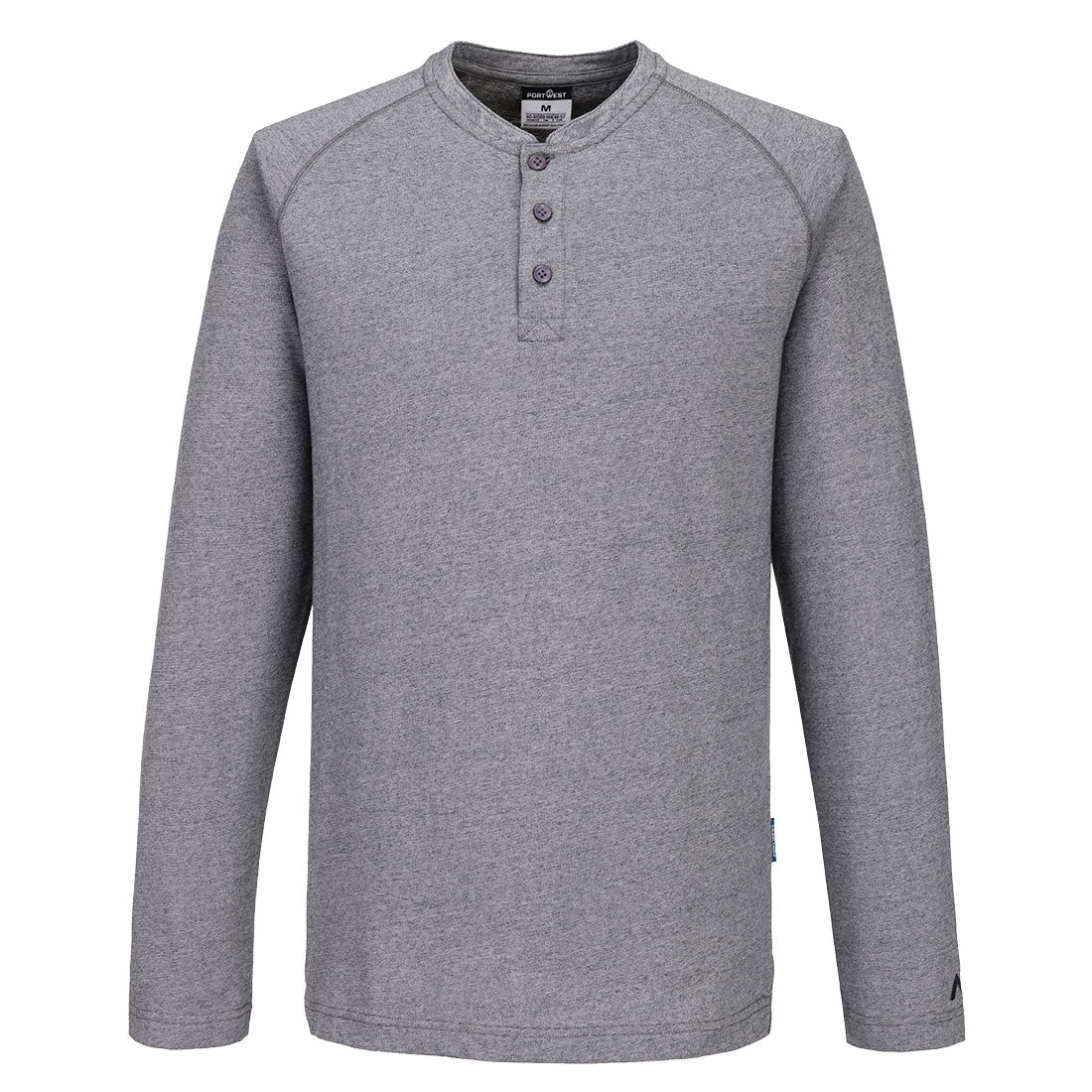 Portwest KA3 Henley T-Shirt Long Sleeve KA370