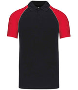 Kariban Baseball Cotton Piqué Polo Shirt KB226