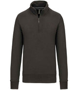 Kariban Zip Neck Sweatshirt KB487