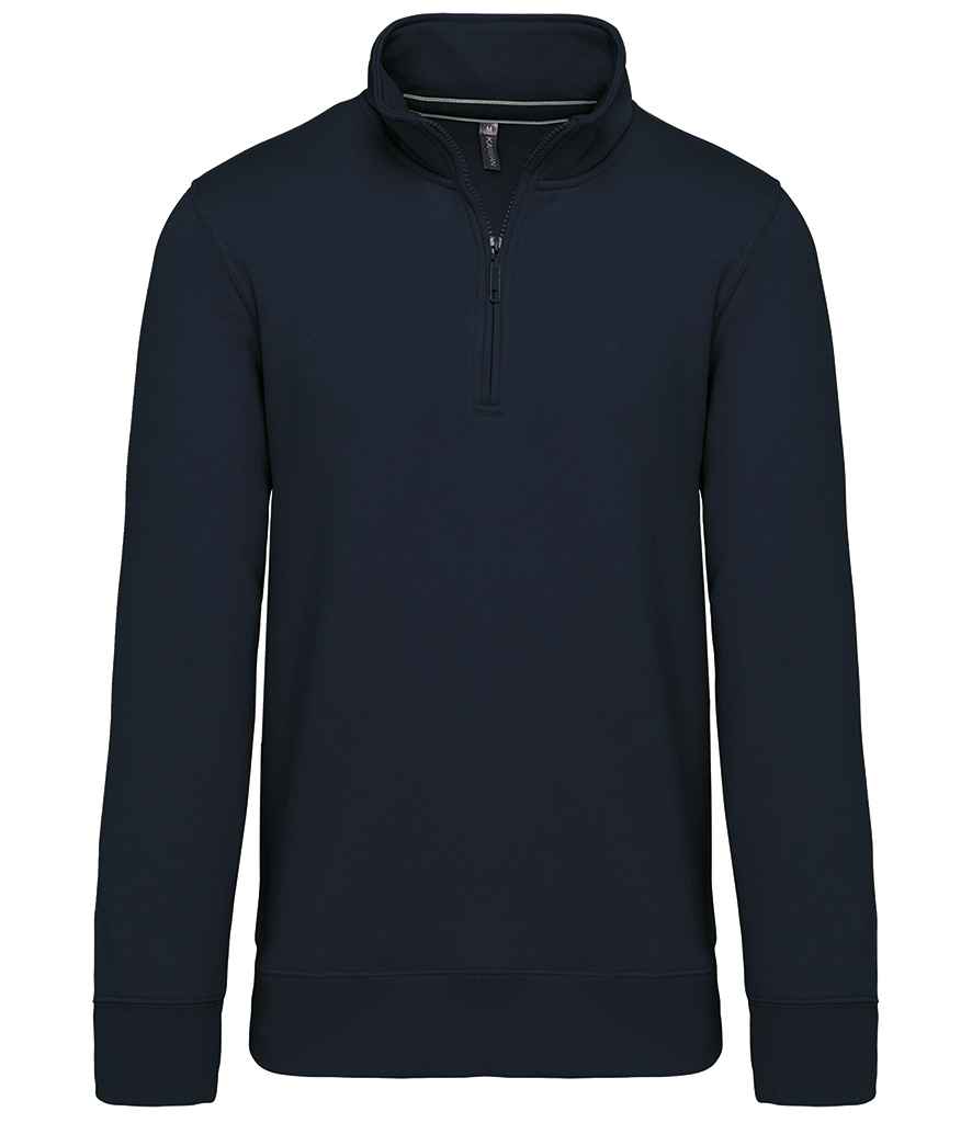Kariban Zip Neck Sweatshirt KB487