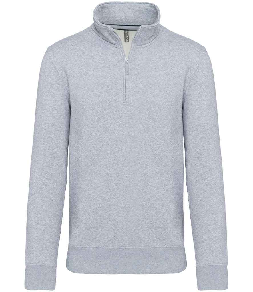Kariban Zip Neck Sweatshirt KB487