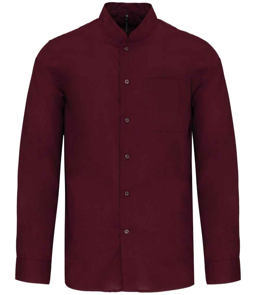 Kariban Long Sleeve Mandarin Collar Shirt KB515