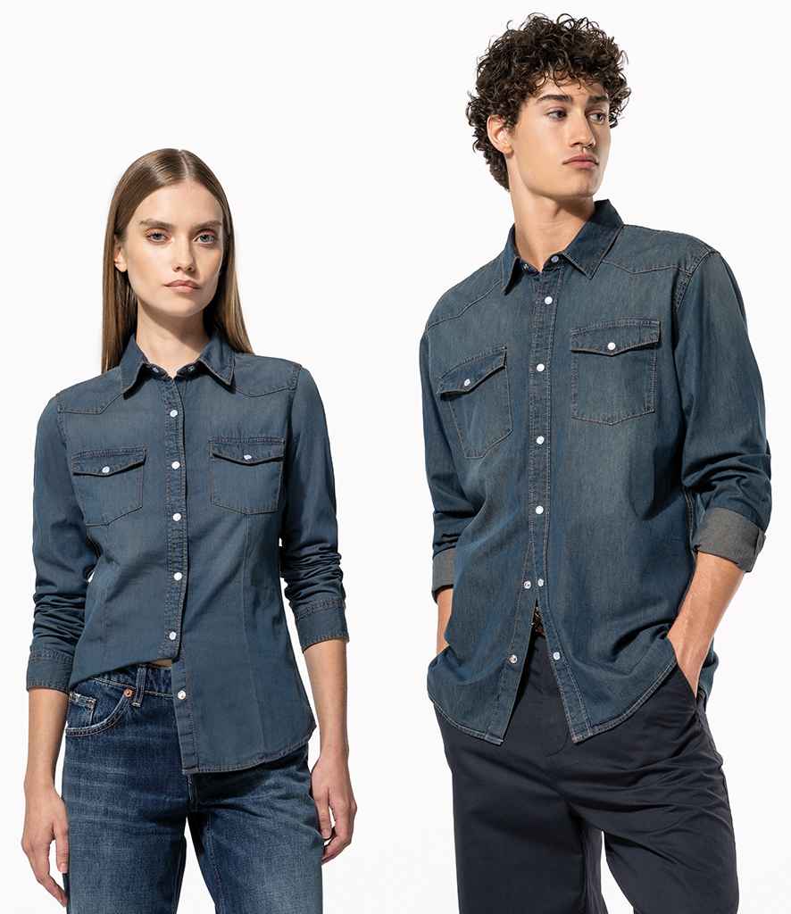 Kariban Long Sleeve Denim Shirt KB519