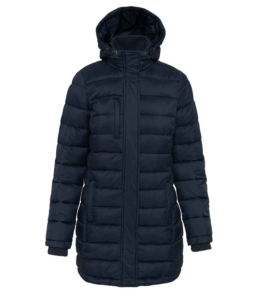 Kariban Ladies Lightweight Long Padded Parka Jacket KB6129