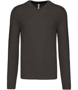 Kariban Cotton Acrylic V Neck Sweater KB965