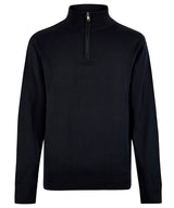 Kustom Kit Regular fit Arundel 1/4-zip sweater KK254