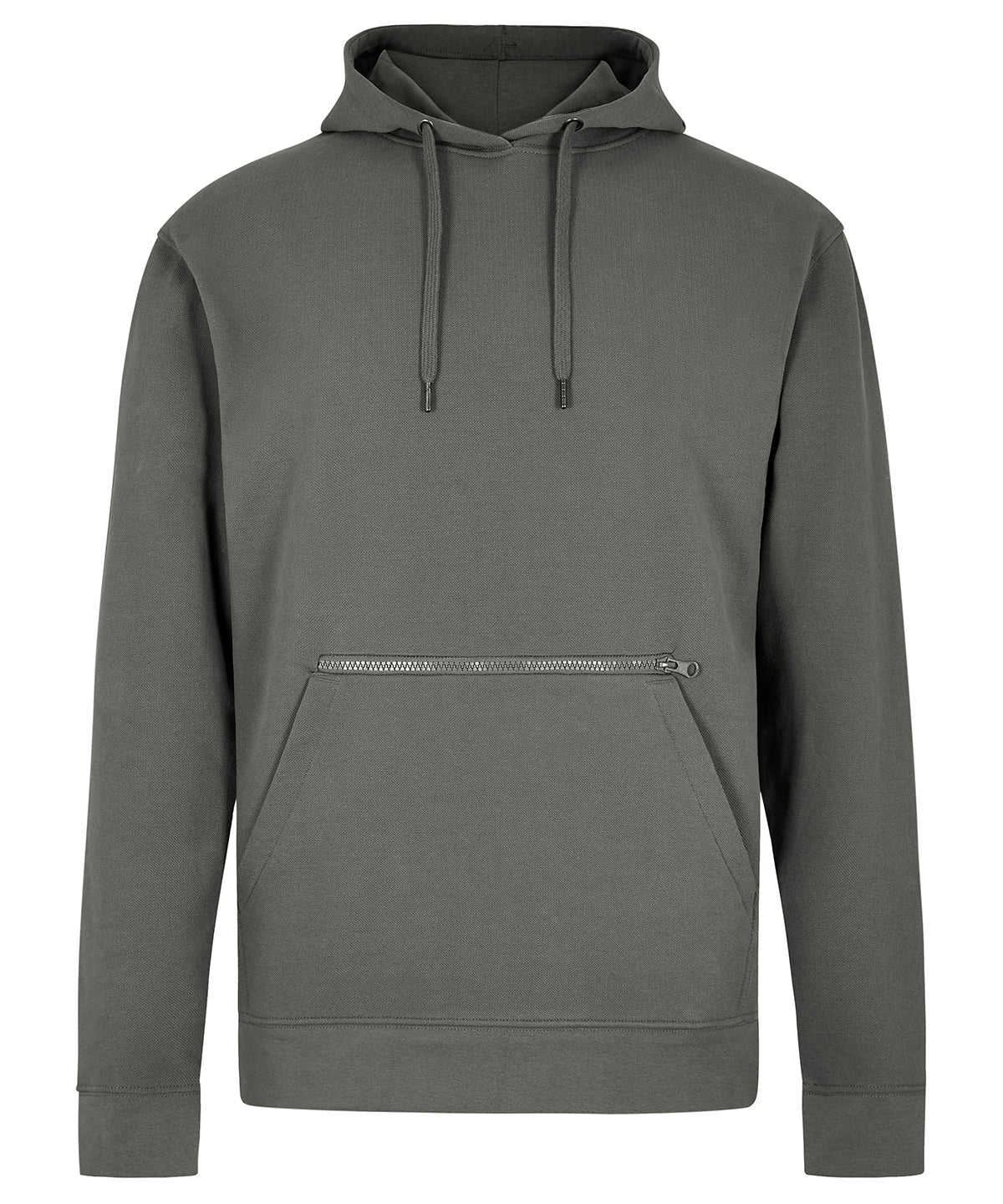Kustom Kit Regular fit piqué hoodie with zipped pocket KK338