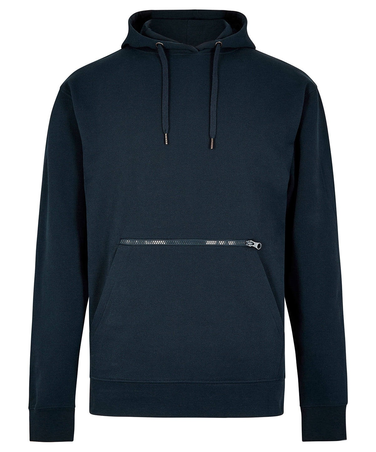 Kustom Kit Regular fit piqué hoodie with zipped pocket KK338