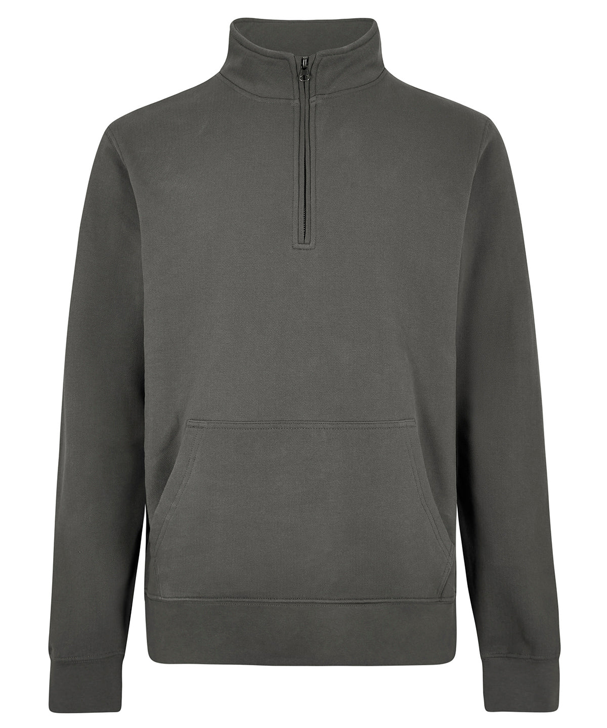 Kustom Kit Regular fit 1/4-zip piqué sweatshirt KK339
