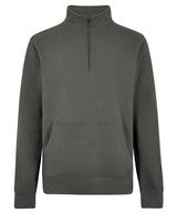Kustom Kit Regular fit 1/4-zip piqué sweatshirt KK339