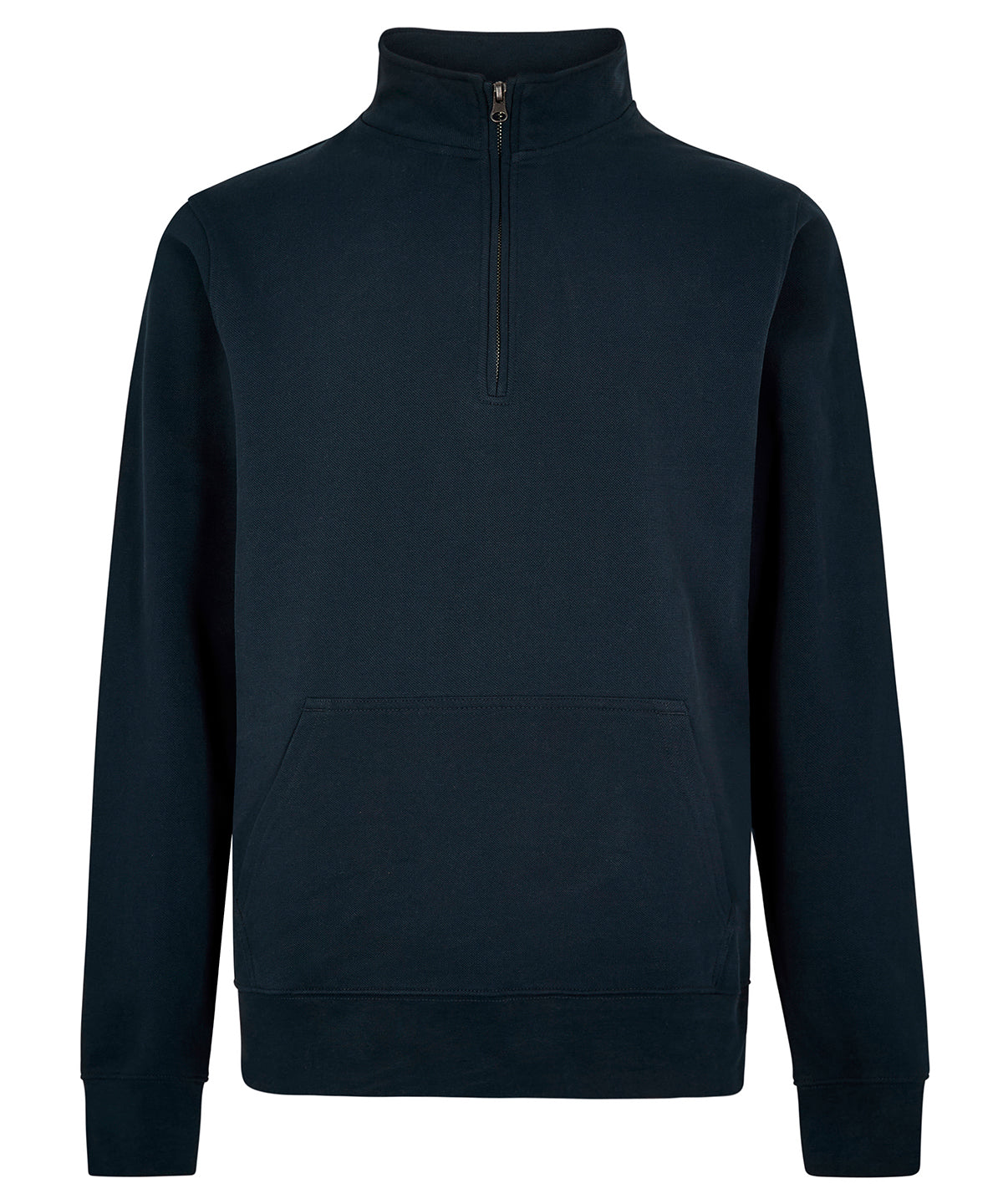 Kustom Kit Regular fit 1/4-zip piqué sweatshirt KK339