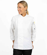 Le Chef Long Sleeve Academy Tunic LE001 - White