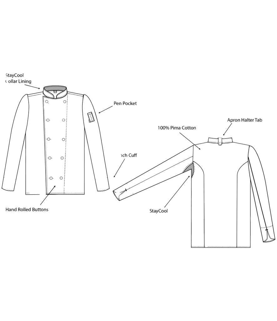 Le Chef Long Sleeve Luxe Jacket LE011 product image 2